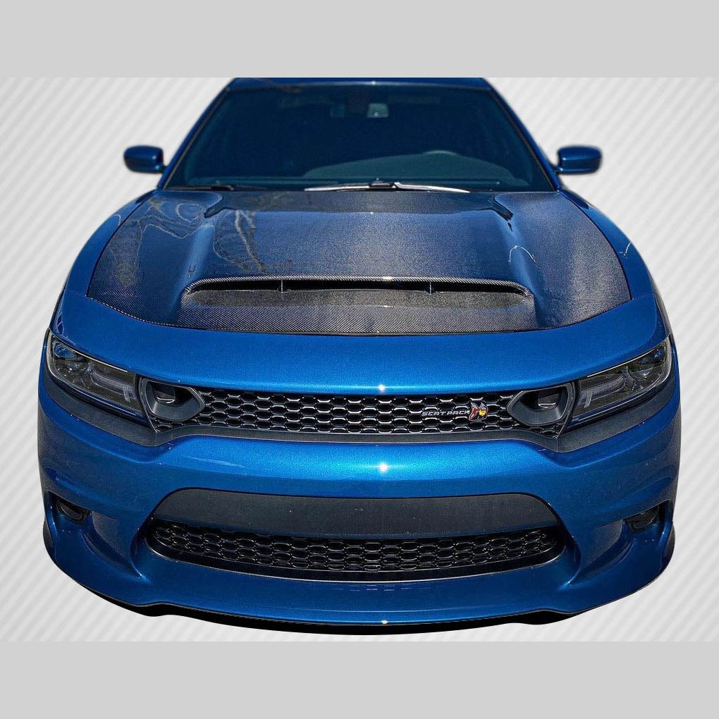 Dodge Charger 2015-2023 Carbon Fiber Demon Look Hood Carbon Creations