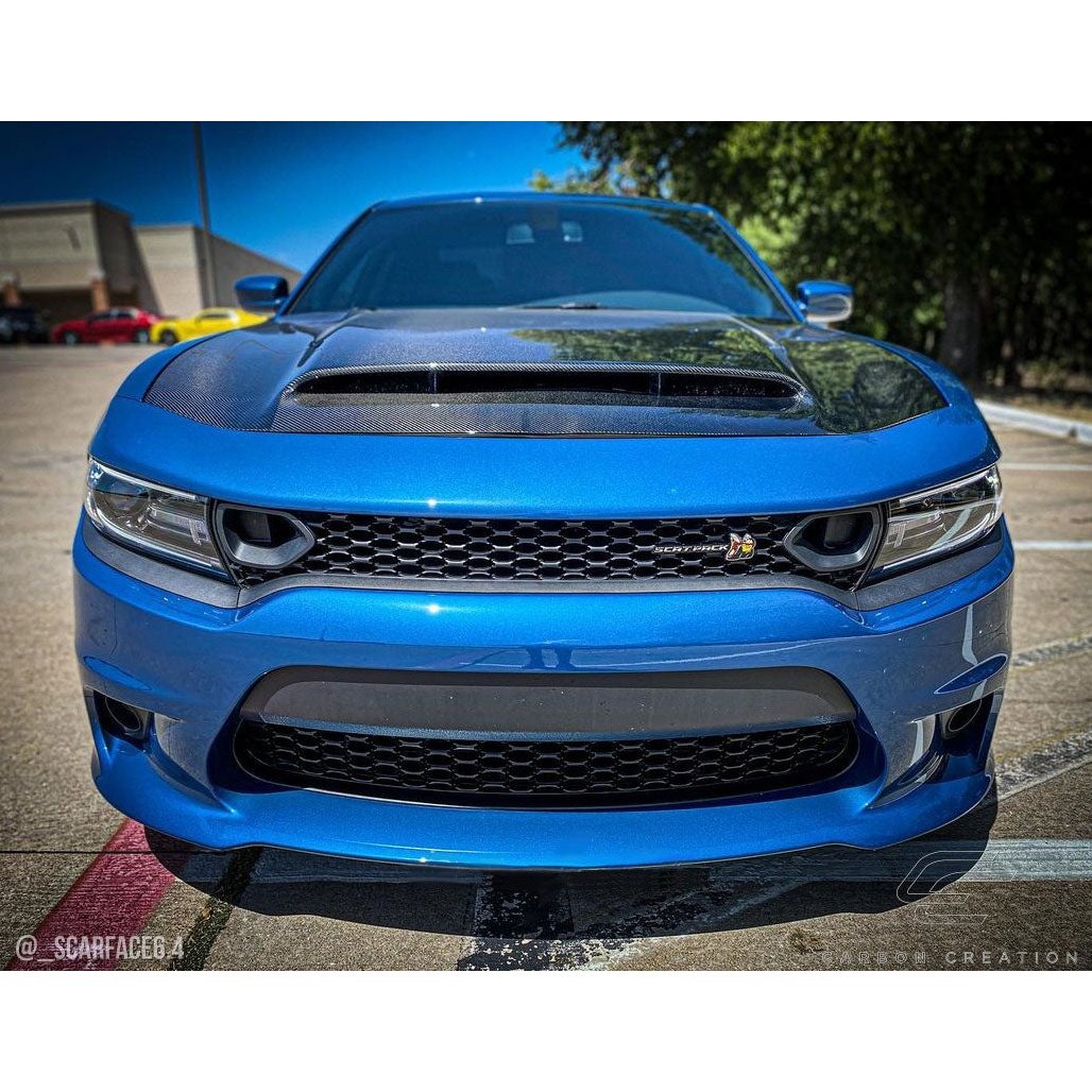 Dodge Charger 2015-2023 Carbon Fiber Demon Look Hood Carbon Creations