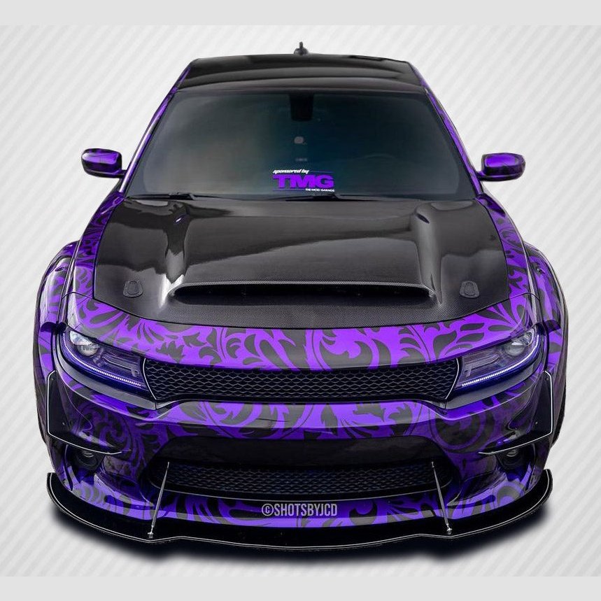 Dodge Charger 2015-2023 Carbon Fiber Demon Look Hood Carbon Creations