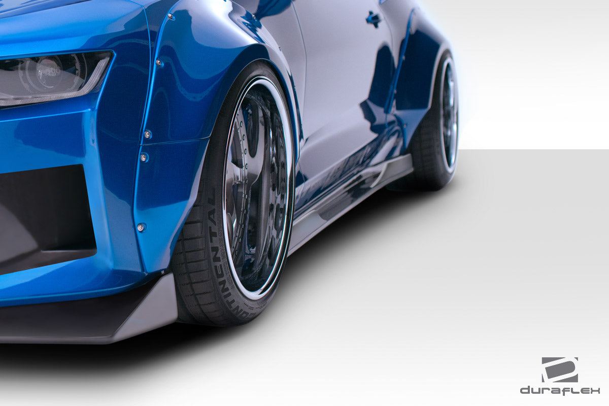 Chevrolet Camaro 2016-2023 Grid Side Splitters Duraflex
