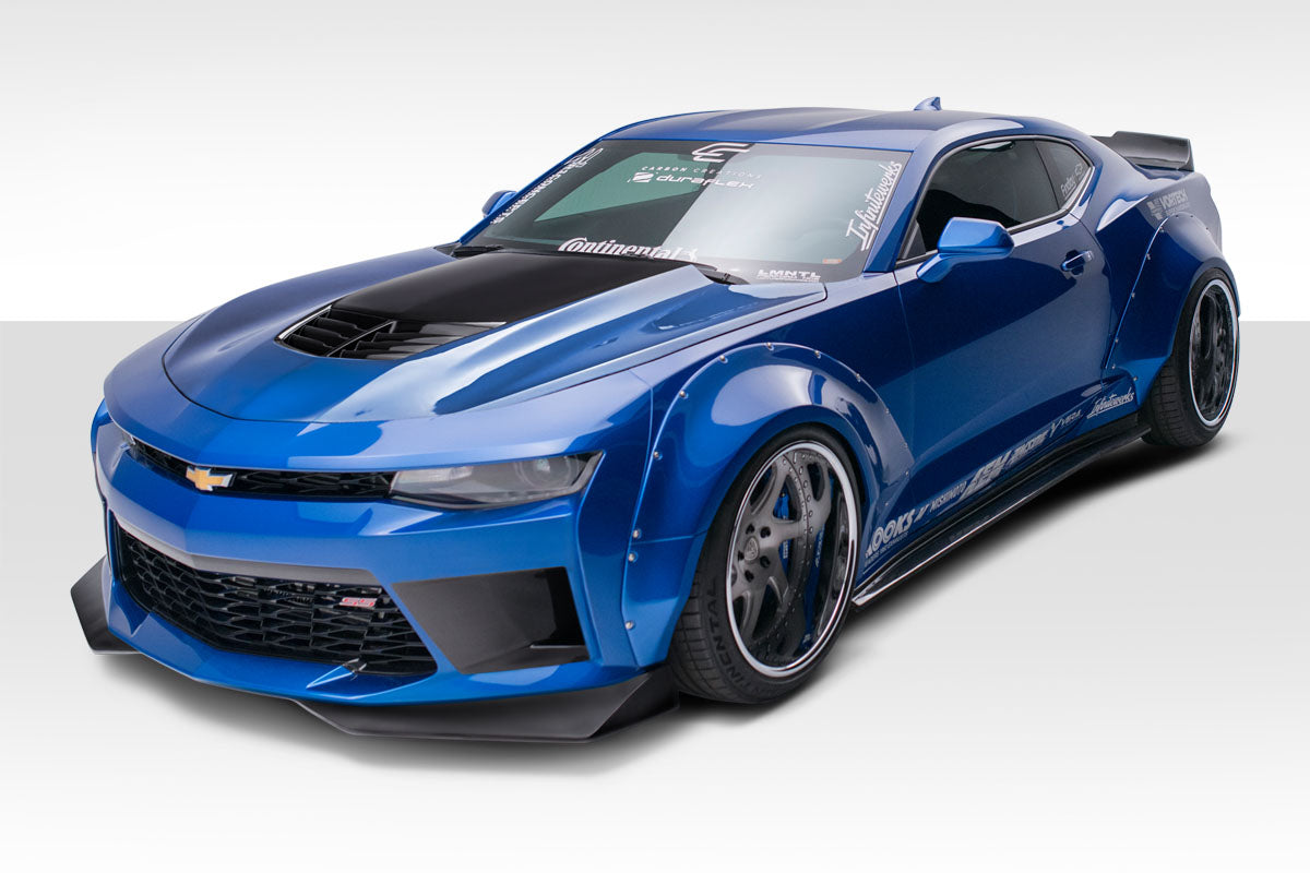 Chevrolet Camaro 2016-2023 Grid Side Splitters Duraflex