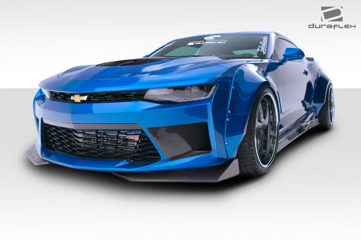 Chevrolet Camaro 2016-2023 Grid Side Splitters Duraflex