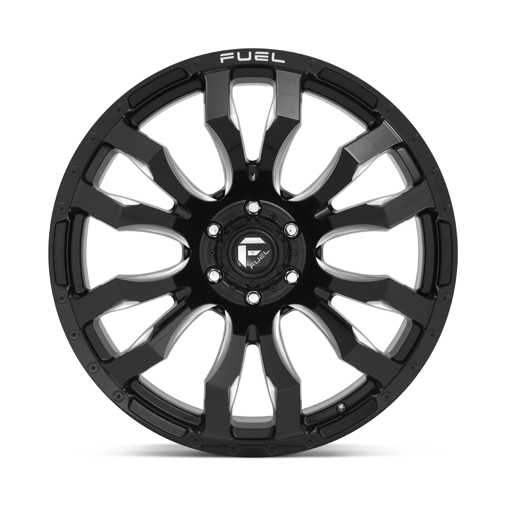 Blitz Wheel Gloss Black Milled Fuel Off-Road
