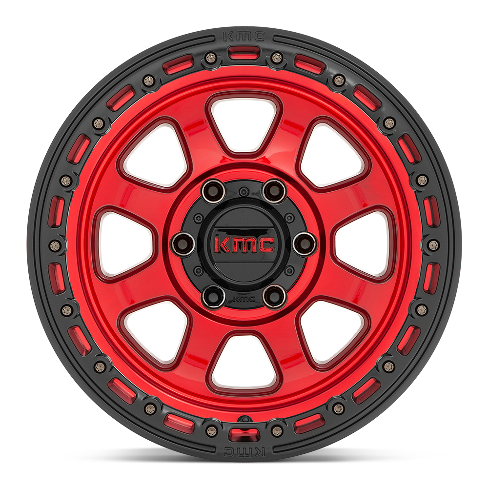 Chase Wheel Candy Red/Black Lip KMC