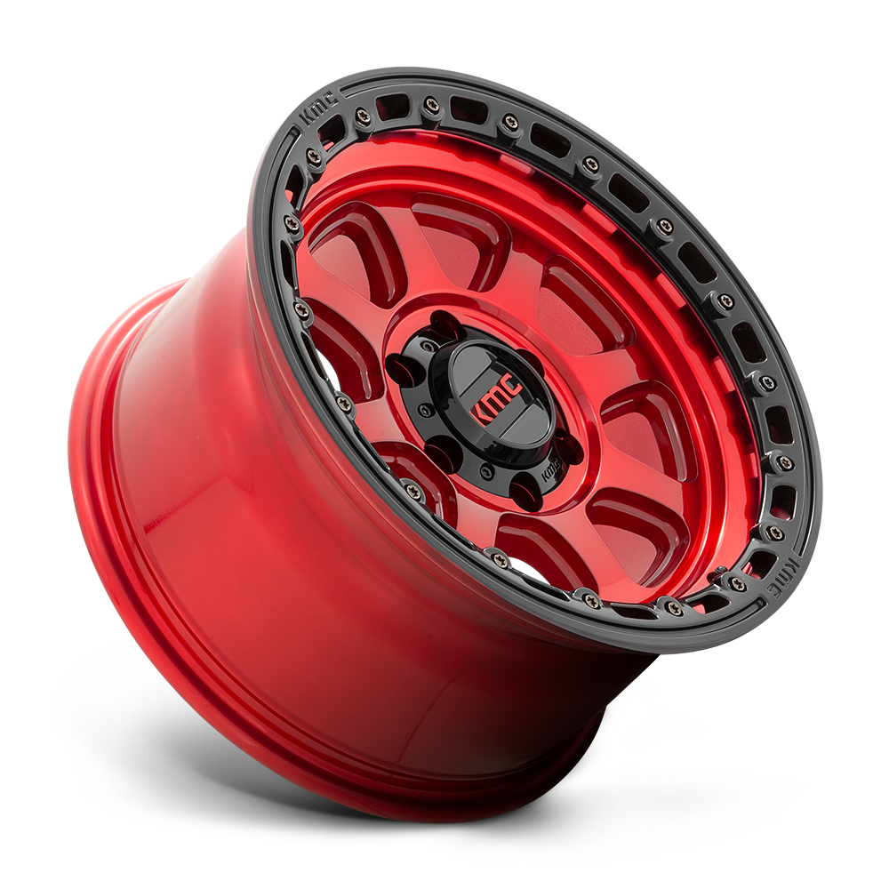 Chase Wheel Candy Red/Black Lip KMC