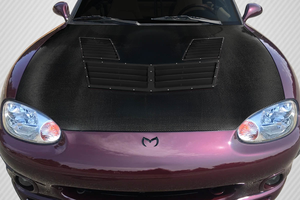 Mazda Miata (1999-2005) Carbon Fiber Iceman Hood