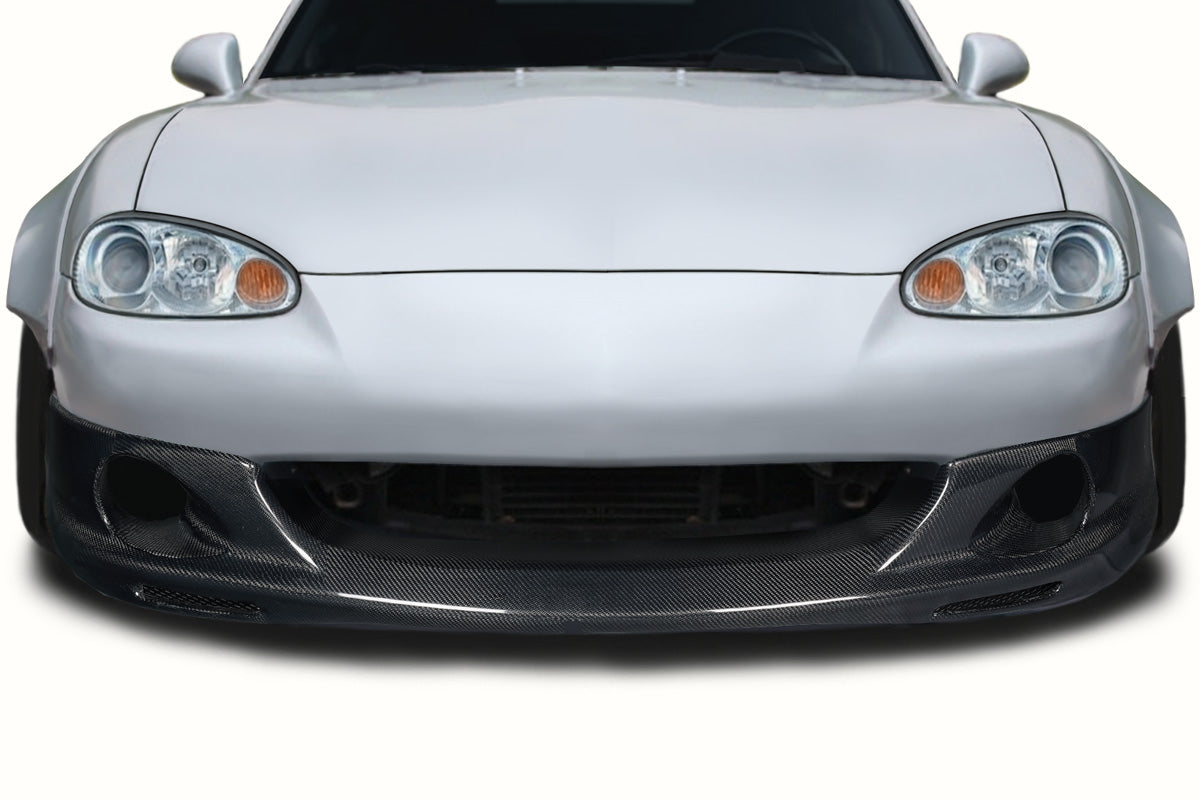 Mazda Miata MX-5 (2001-2005) Carbon Fiber OEM Look Front Lip Spoiler Air Dam