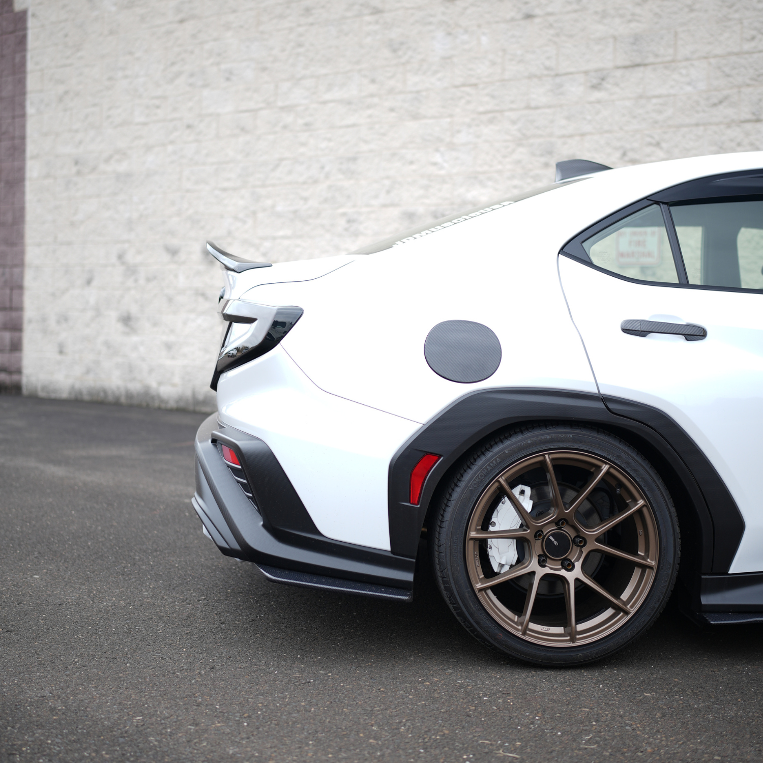 Subaru WRX 2022-2024 Carbon Fiber Duck Bill V4 JDMuscle