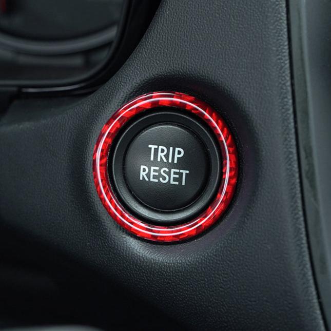 Subaru WRX 2022-2024 P&S Series Carbon Fiber Trip Reset Button Frame Cover JDMuscle
