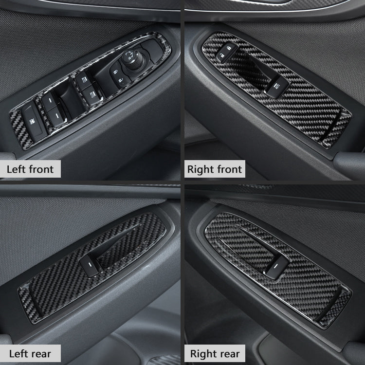 Subaru WRX 2022-2024 P&S Series Carbon Fiber Window Switch Trim Covers JDMuscle