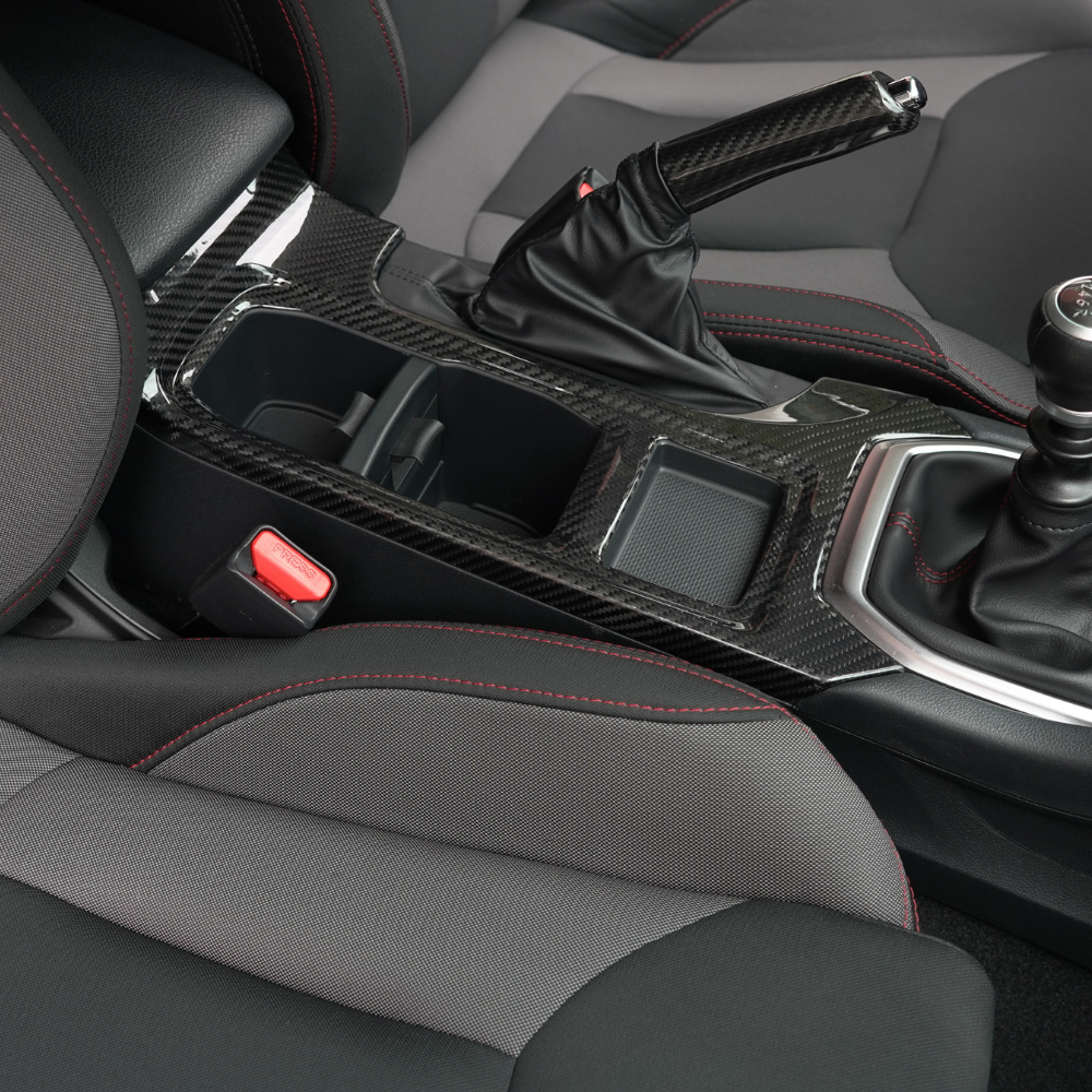 Subaru WRX 2022-2024 Tanso Dry Carbon Fiber Cup Holder Trim Cover JDMuscle