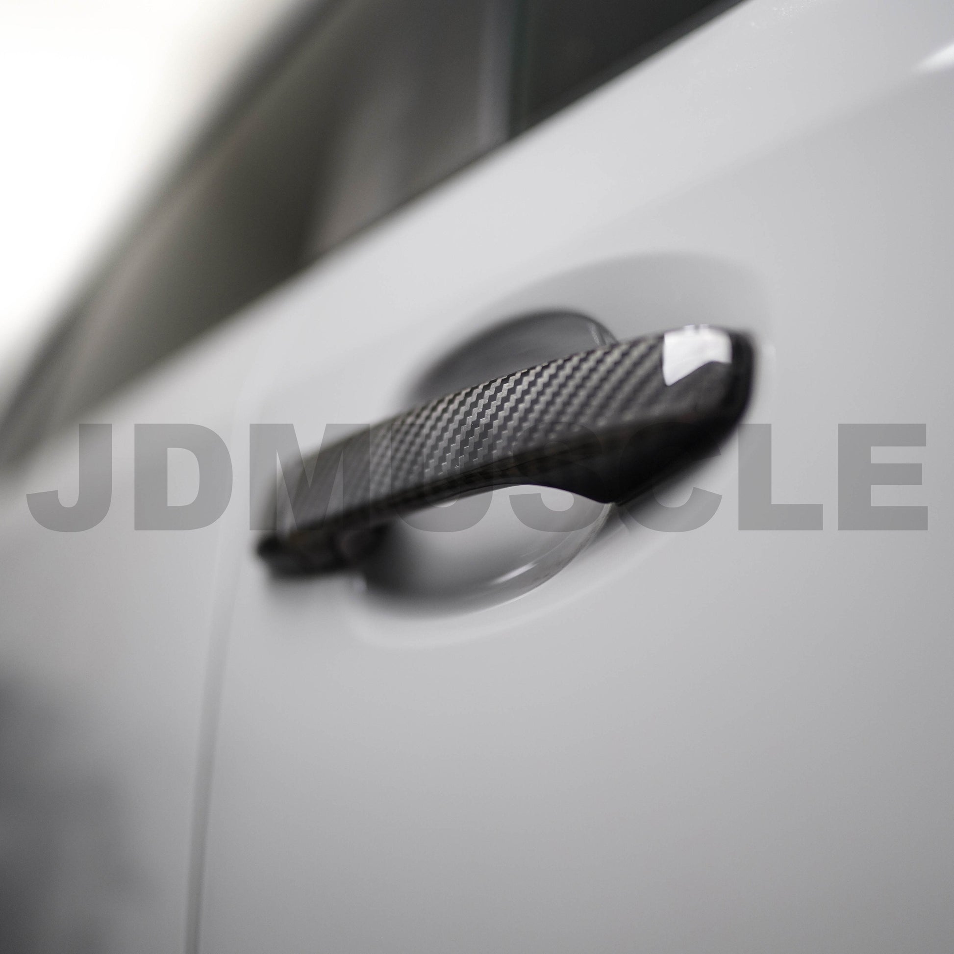 Subaru WRX STI 2015-2021 Tanso Dry Carbon Fiber Door Handle Covers Gloss Finish JDMuscle