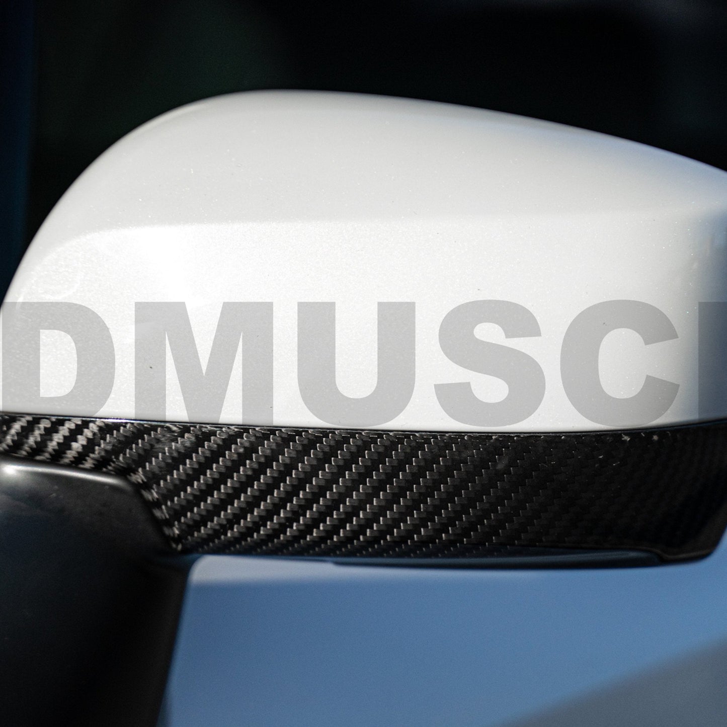 Subaru WRX STI 2015-2021 Tanso Dry Carbon Fiber Side Mirror Lower Trim Covers JDMuscle