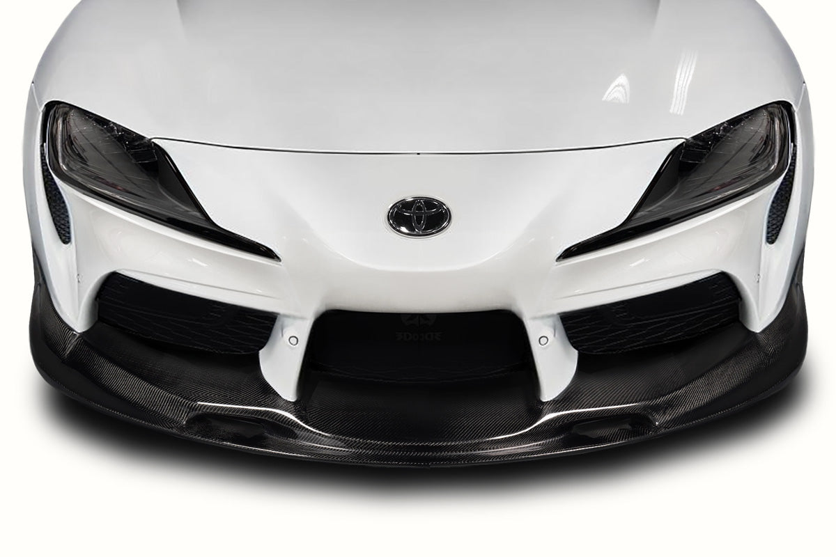Toyota Supra A90 Carbon Fiber Akura Front Lip Spoiler Air Dam