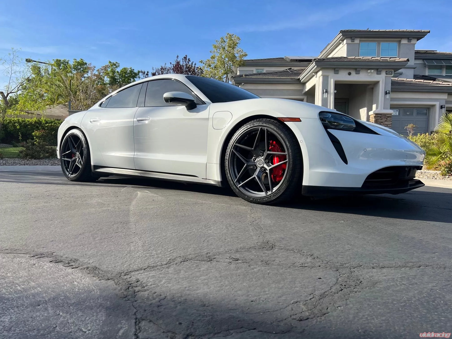 Audi E-Tron / Porsche Taycan D04 Wheel Package Matte Black VR Forged