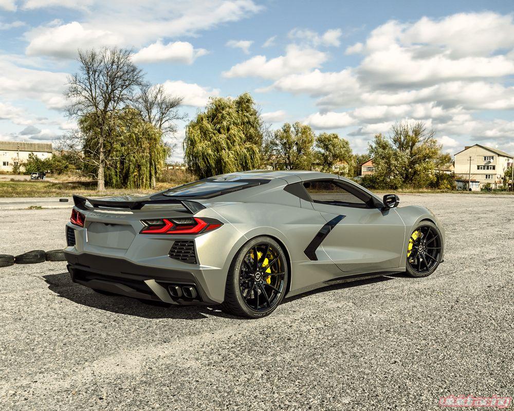 Chevrolet Corvette C8 D03 Wheel Package Gloss Black VR Forged