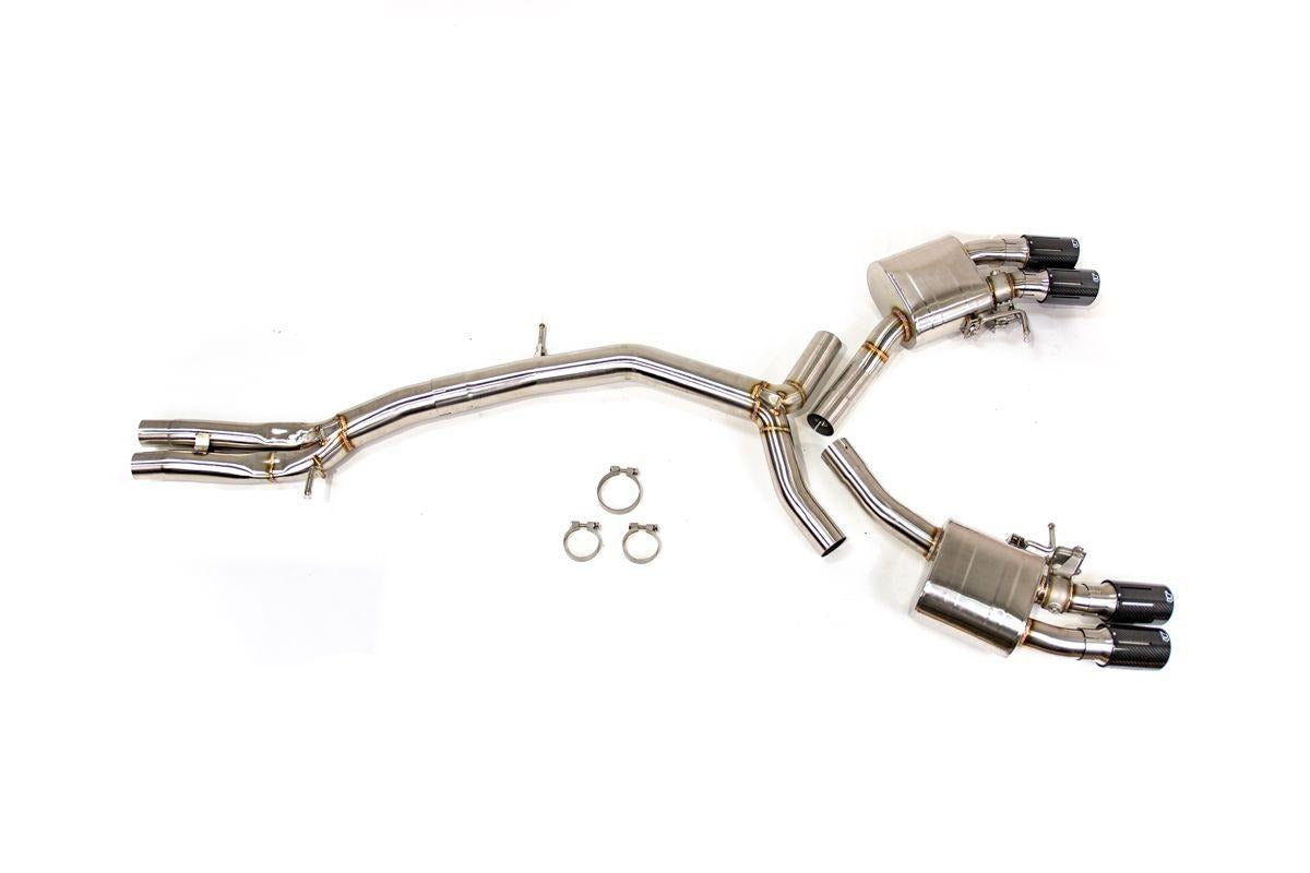 Audi RS 5 B9 Coupe Stainless Valvetronic Exhaust System with Carbon Tips VR Performance