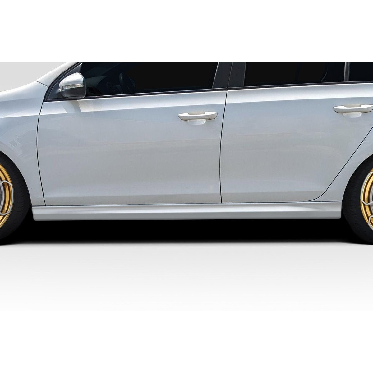 Volkswagen Golf GTi 2010-2014 R400 Look Side Skirt Rocker Panels Duraflex