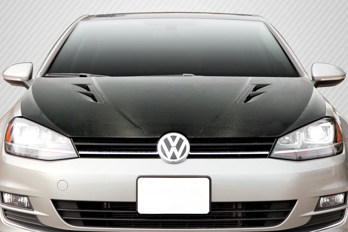Volkswagen Golf GTi 2015-2021 Carbon Fiber DriTech K Design Hood Carbon Creations