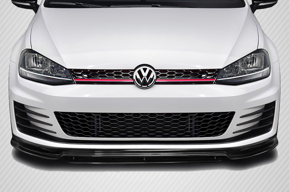 Volkswagen Golf GTi 2015-2021 Carbon Fiber RZ Front Lip Carbon Creations