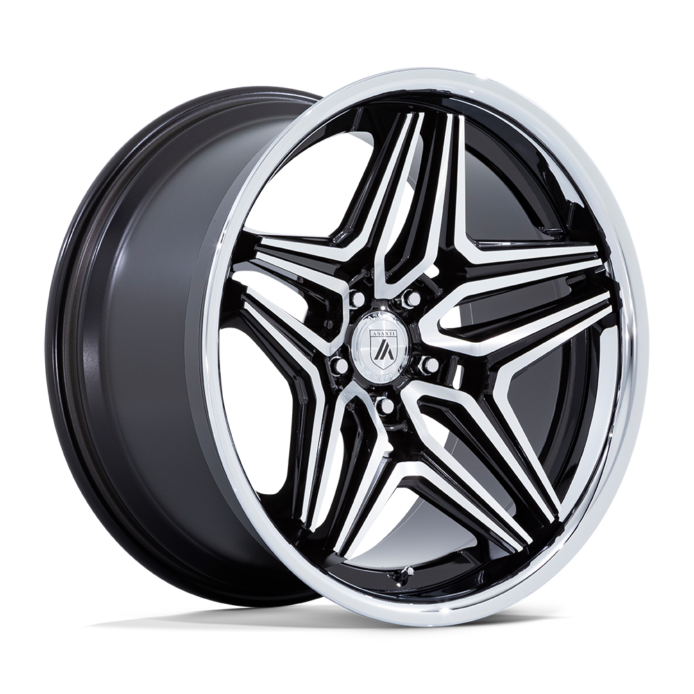 Duke Wheel Gloss Black Machined Asanti