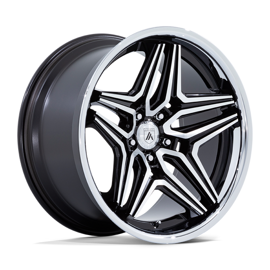 Duke Wheel Gloss Black Machined Asanti