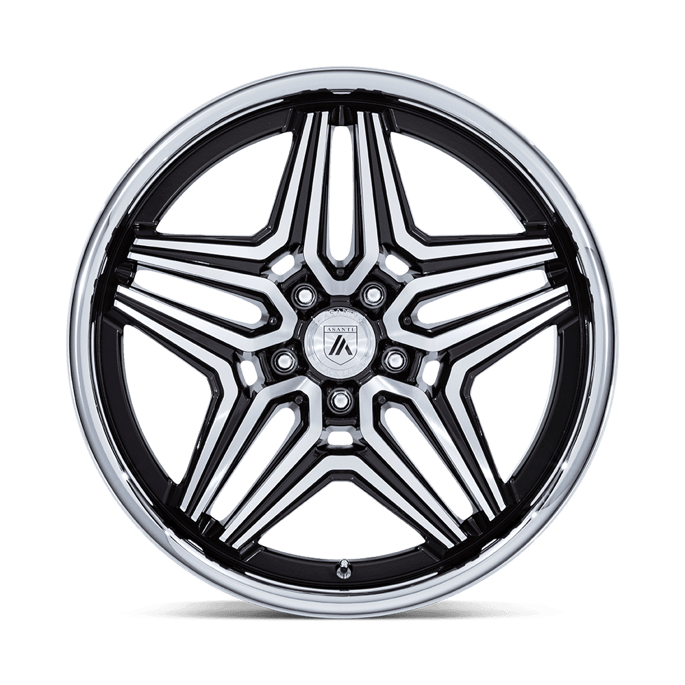 Duke Wheel Gloss Black Machined Asanti
