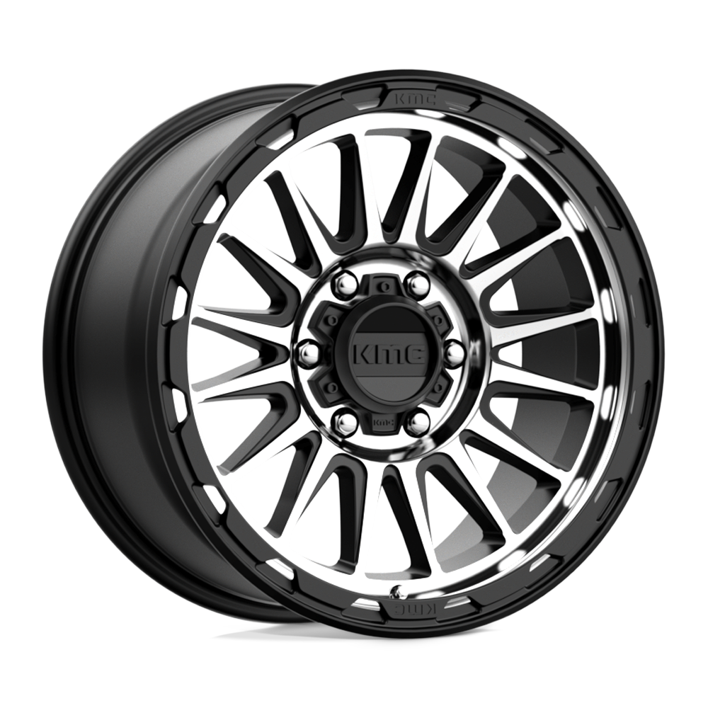 Impact Wheel Satin Black/Machined KMC