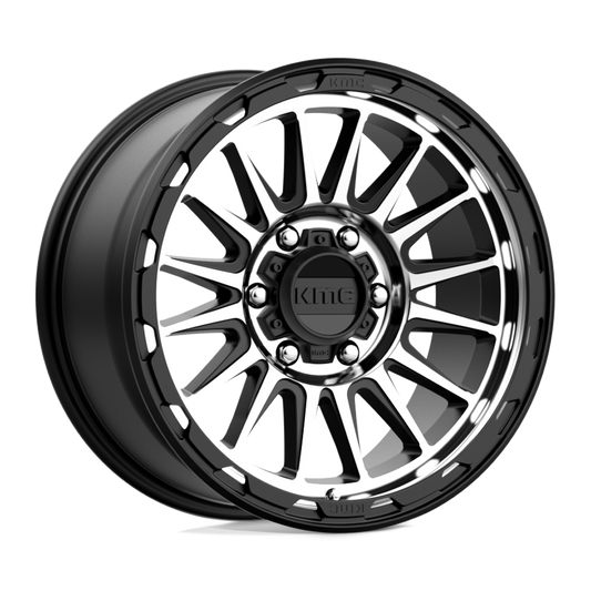 Impact Wheel Satin Black/Machined KMC
