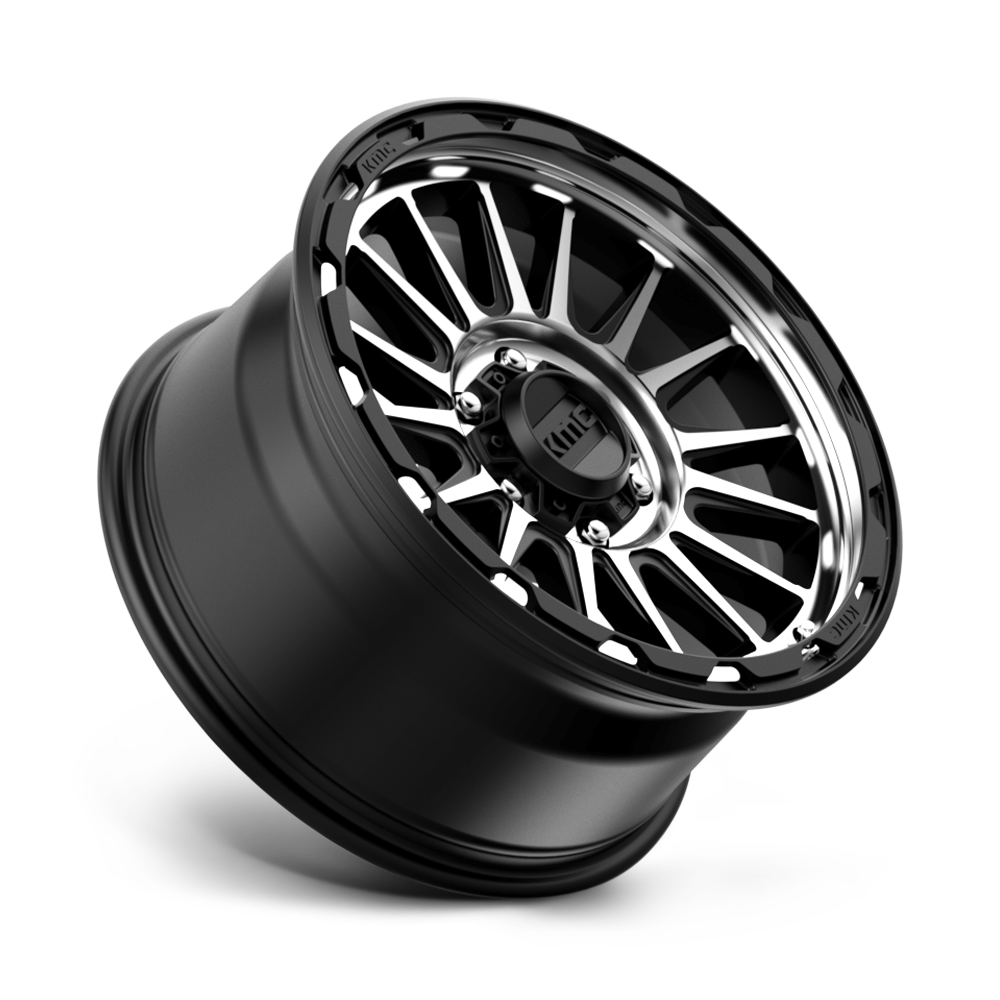 Impact Wheel Satin Black/Machined KMC