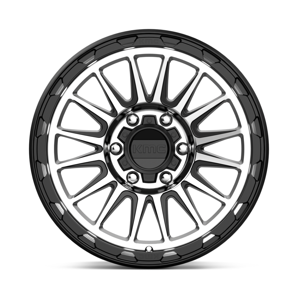 Impact Wheel Satin Black/Machined KMC