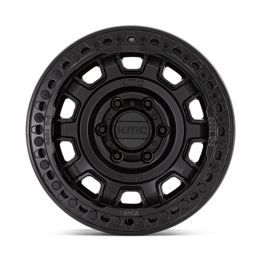 Tank Beadlock Wheel Satin Black KMC