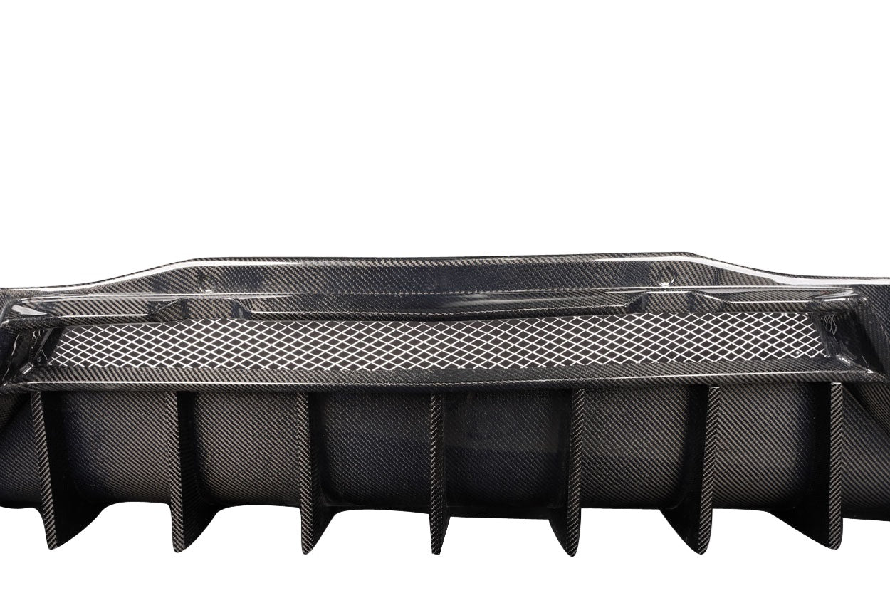 Chevrolet Corvette C8 Carbon Fiber Gran Veloce Rear Diffuser Carbon Creations