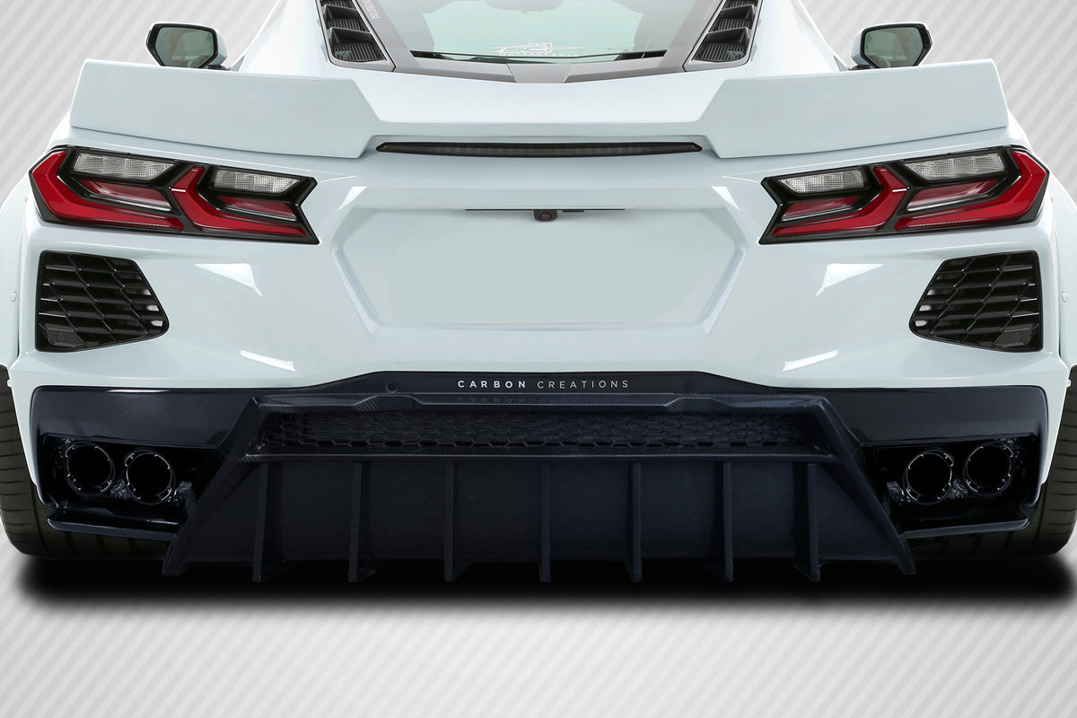 Chevrolet Corvette C8 Carbon Fiber Gran Veloce Rear Diffuser Carbon Creations