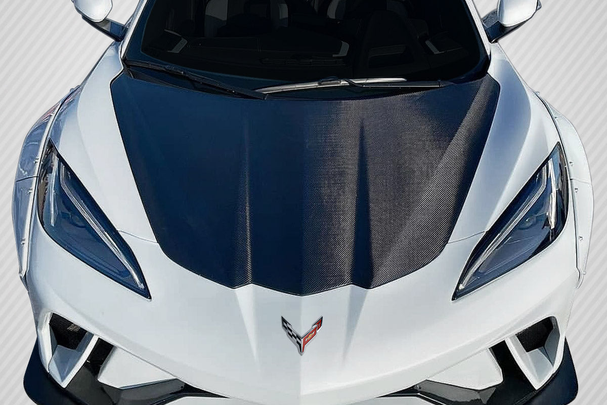 Chevrolet Corvette C8 Carbon Fiber OEM Hood Carbon Creations
