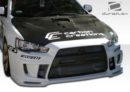 Mitsubishi Evolution X 2008-2015 GT Concept Front Bumper Cover Duraflex