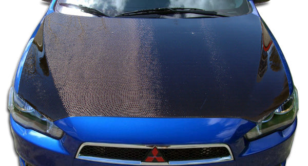 Mitsubishi Evolution X 2008-2017 Carbon Fiber OEM Look Hood Carbon Creations