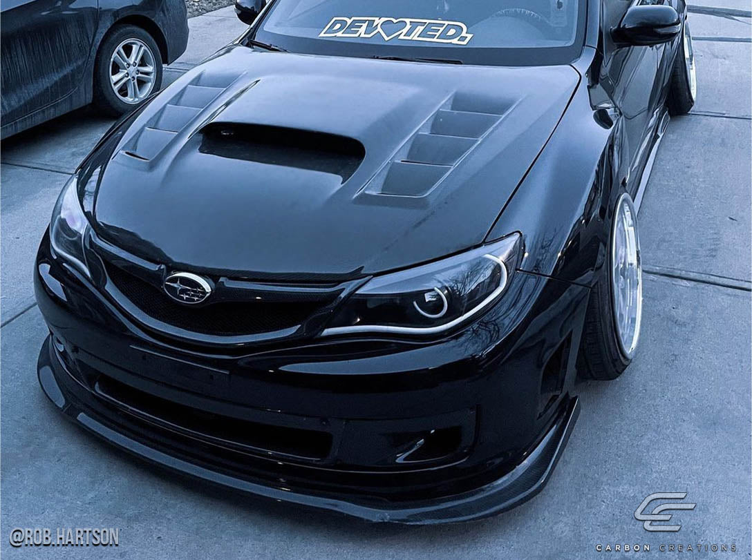 Subaru Impreza WRX STI 2008-2014 Carbon Fiber Dritech GT Concept Hood Carbon Creations