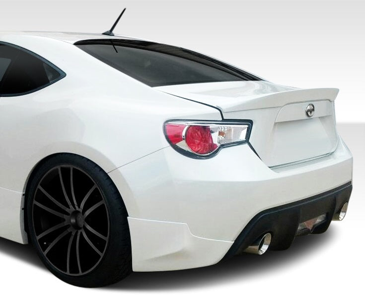 Scion FR-S / Toyota 86 / Subaru BRZ 2013-2020 X-5 Rear Add Ons Spat Bumper Extensions Duraflex