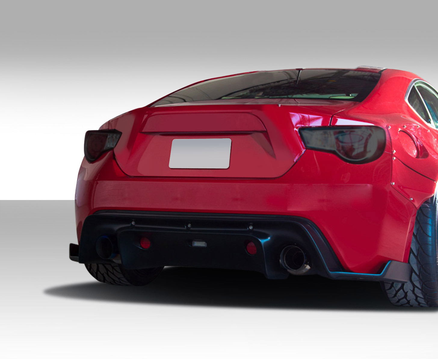 Scion FR-S / Toyota 86 / Subaru BRZ 2013-2020 GT500 Wide Body Rear Diffuser Duraflex