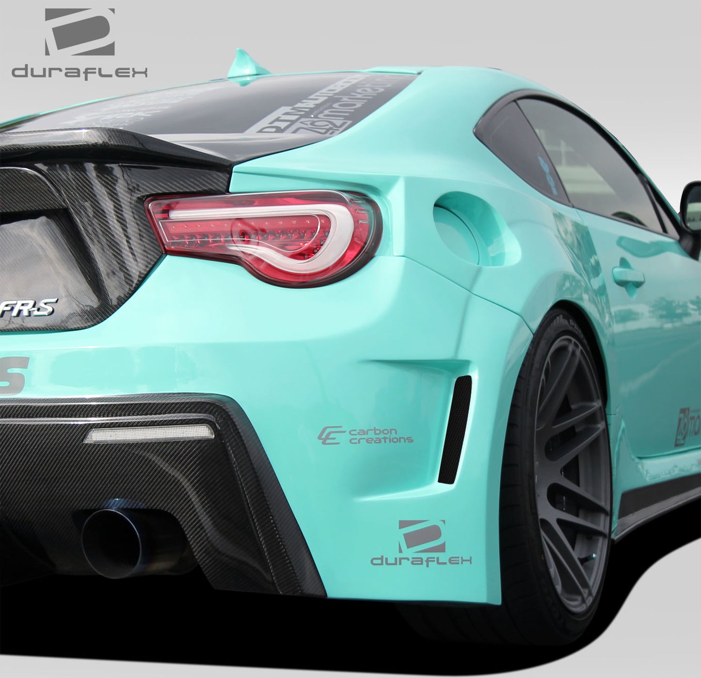 Scion FR-S / Toyota 86 / Subaru BRZ 2013-2020 86-R Wide Body Rear Fenders Duraflex