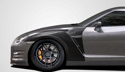 Nissan GT-R R35 2009-2021 Carbon Fiber OEM Look Fenders Carbon Creations