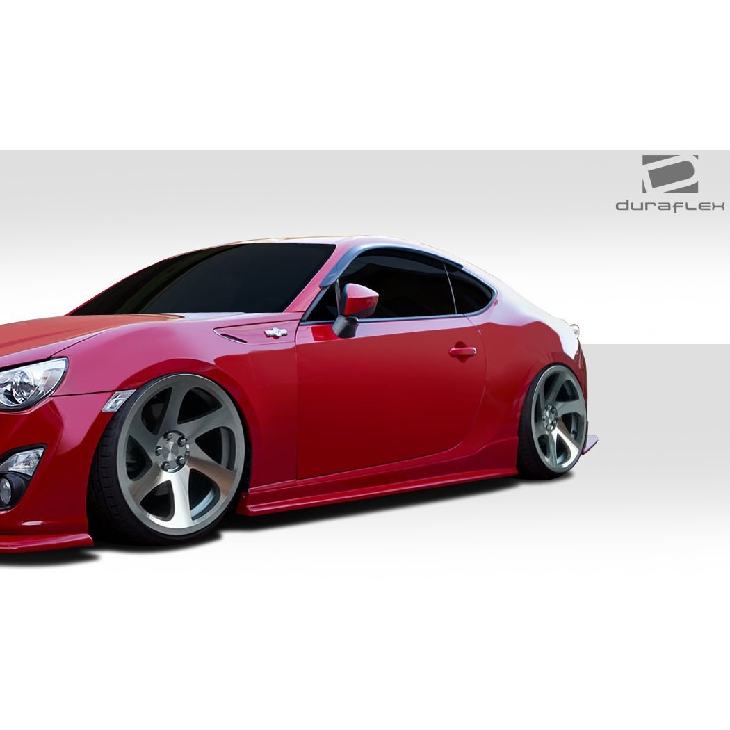 Scion FR-S / Toyota 86 / Subaru BRZ 2013-2020 V-Speed Side Skirts Rocker Panels Duraflex