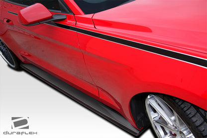 Ford Mustang 2015-2023 GT Concept Side Skirt Splitters Duraflex