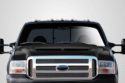 Ford Super Duty F-250 / F-350 / F-450 / F-550 (1999-2007) Carbon Fiber CVX Hood