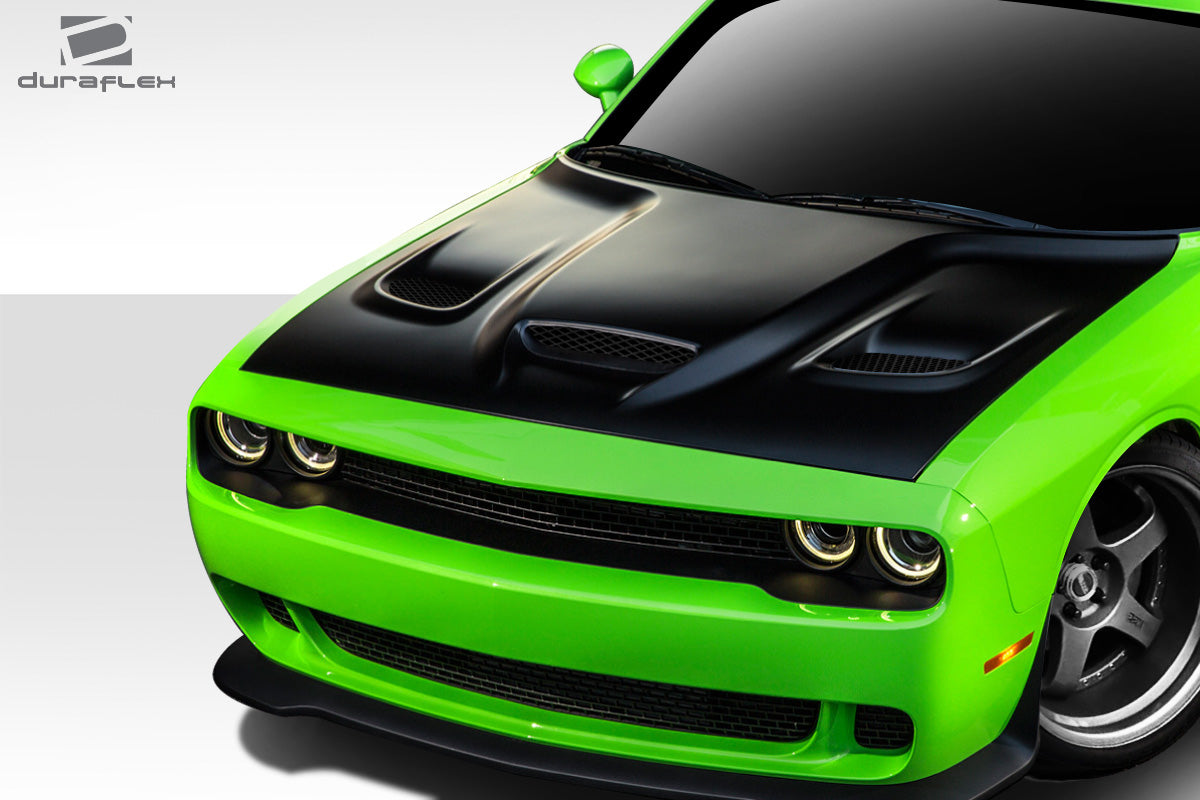 Dodge Challenger 2008-2023 Hellcat Look Hood Duraflex