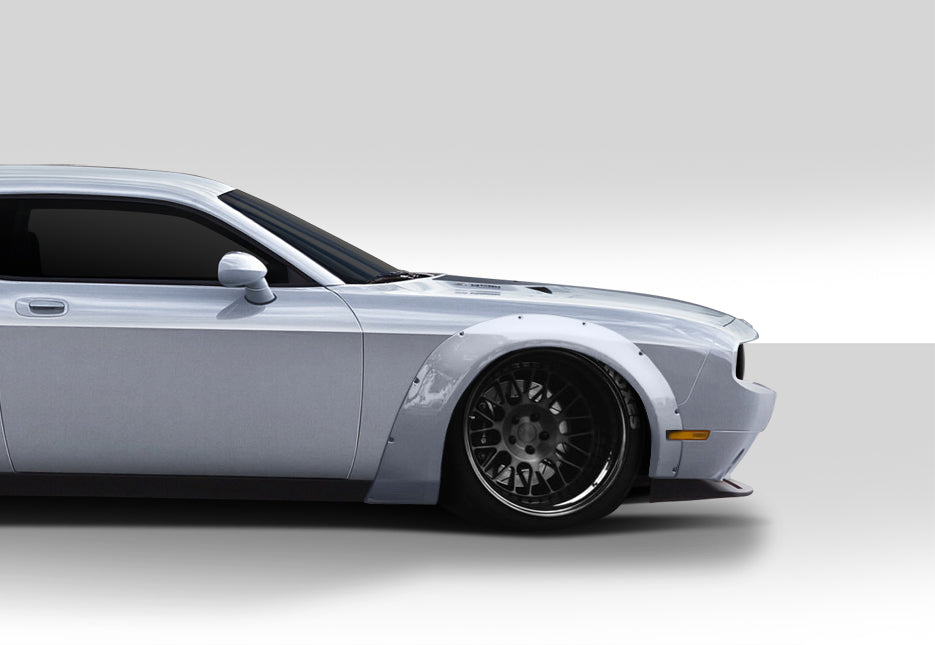 Dodge Challenger 2008-2023 Novara Wide Body Front Fender Flares Duraflex