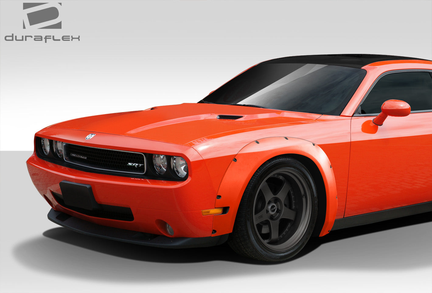 Dodge Challenger 2008-2023 Novara Wide Body Front Fender Flares Duraflex