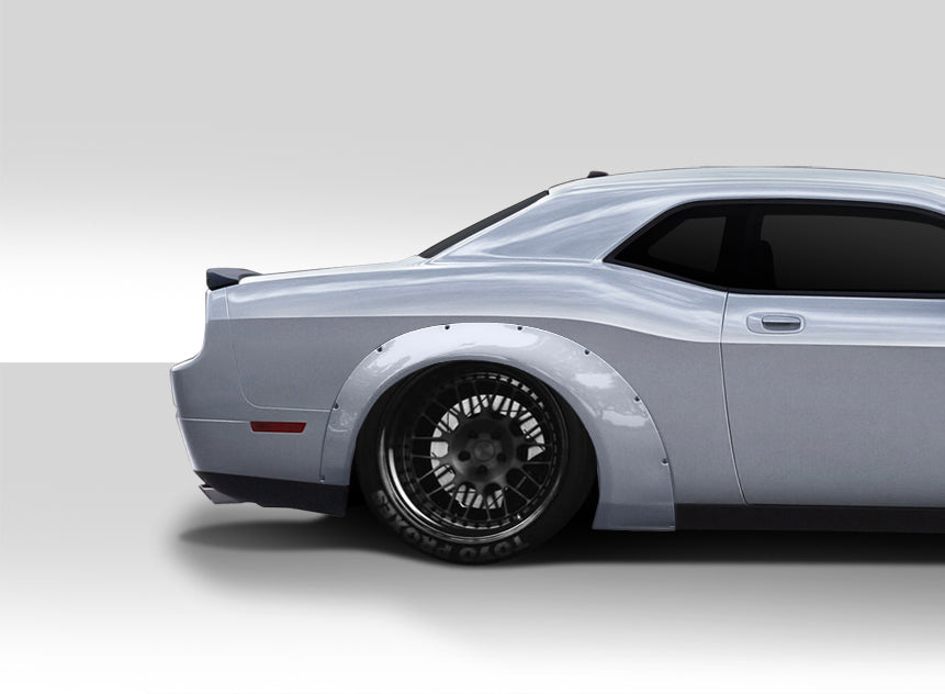 Dodge Challenger 2008-2023 Novara Wide Body Rear Fender Flares Duraflex