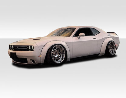 Dodge Challenger 2008-2023 Novara Wide Body Kit 4-Piece Duraflex